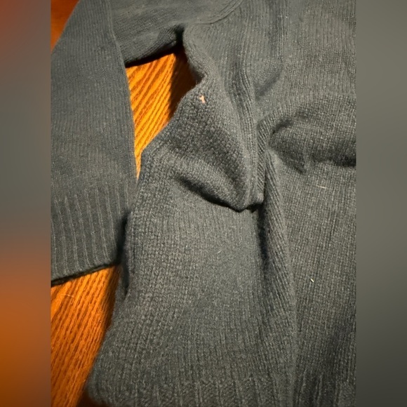 Vintage J. Crew 100% Wool Blue Crewneck Sweater Men's Large classic preppy Y2K - Picture 7 of 16